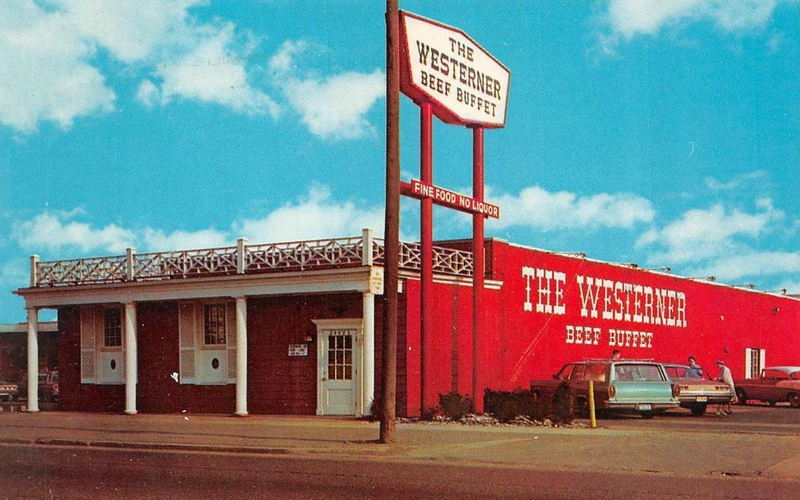 The Westerner - Vintage Postcard (newer photo)